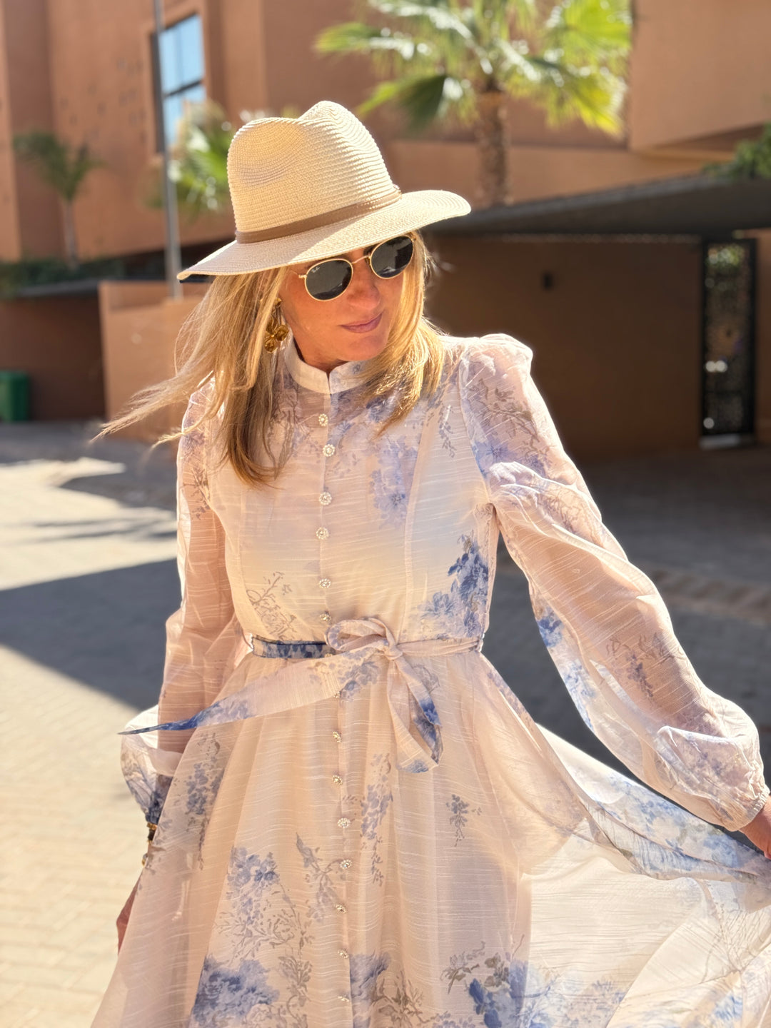 Robe bohème imprimée 10203