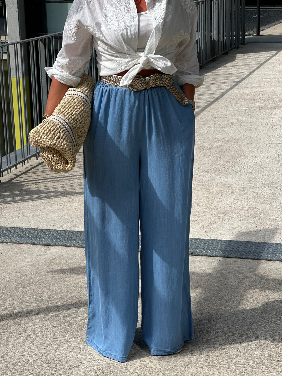 Pantalon tencel longue Cécile