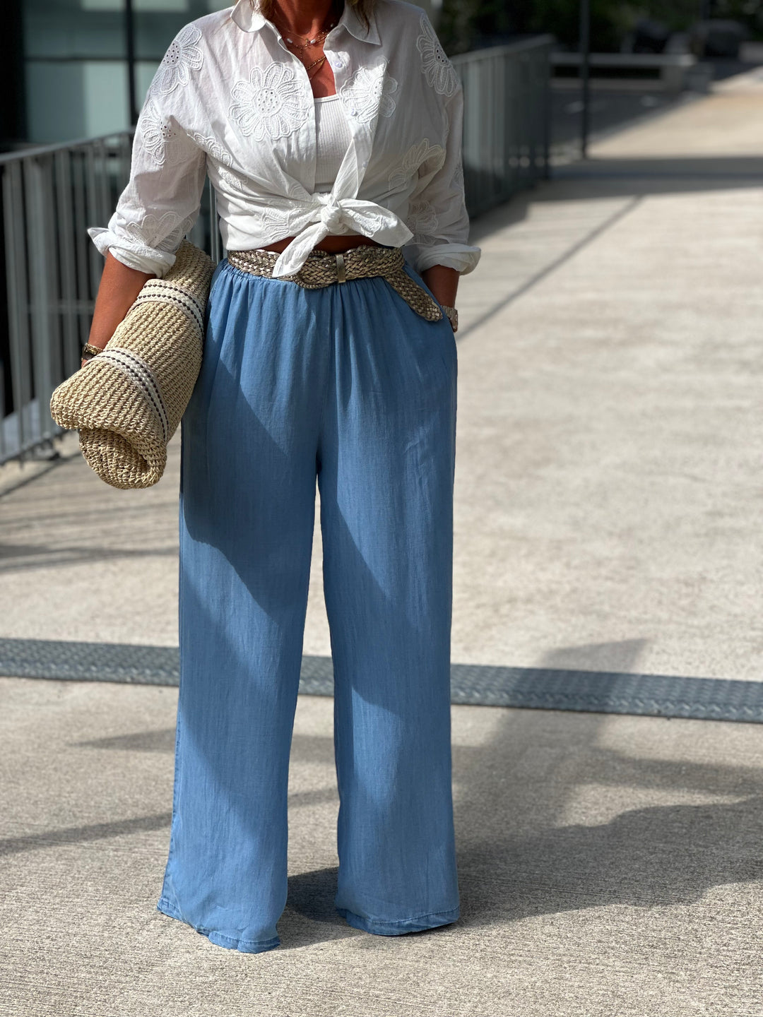 Pantalon tencel longue Cécile