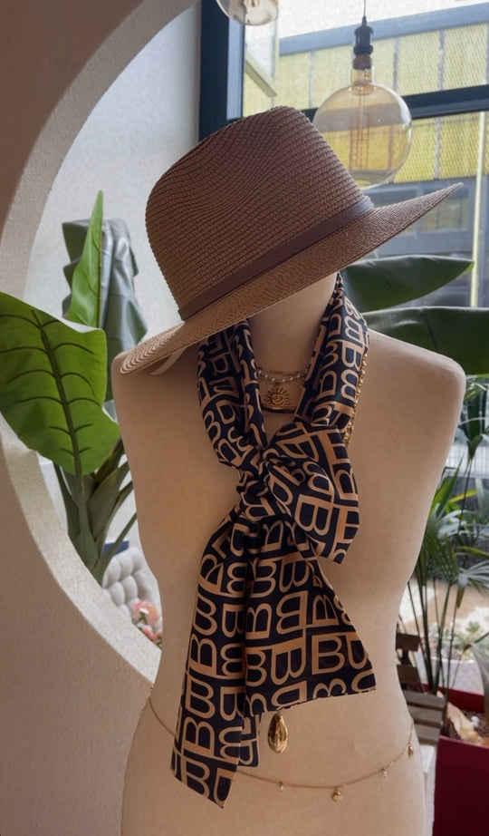 FOULARD ALLONGE B TOUCHER SOIE
