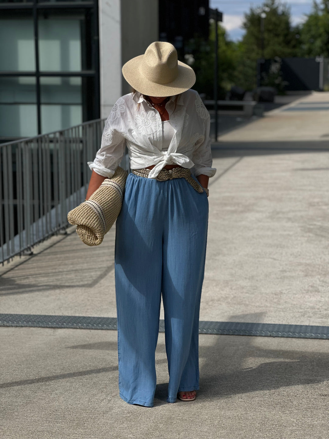Pantalon tencel longue Cécile