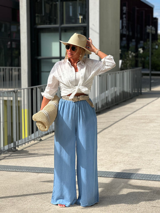 Pantalon tencel longue Cécile