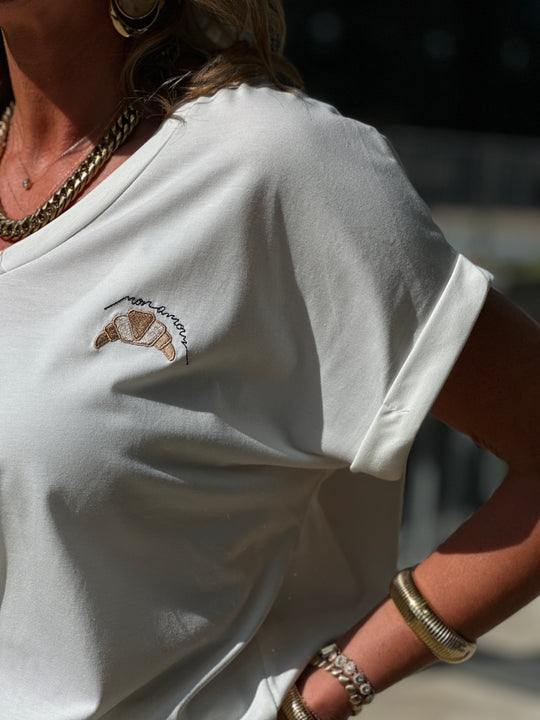 T-shirt croissant
