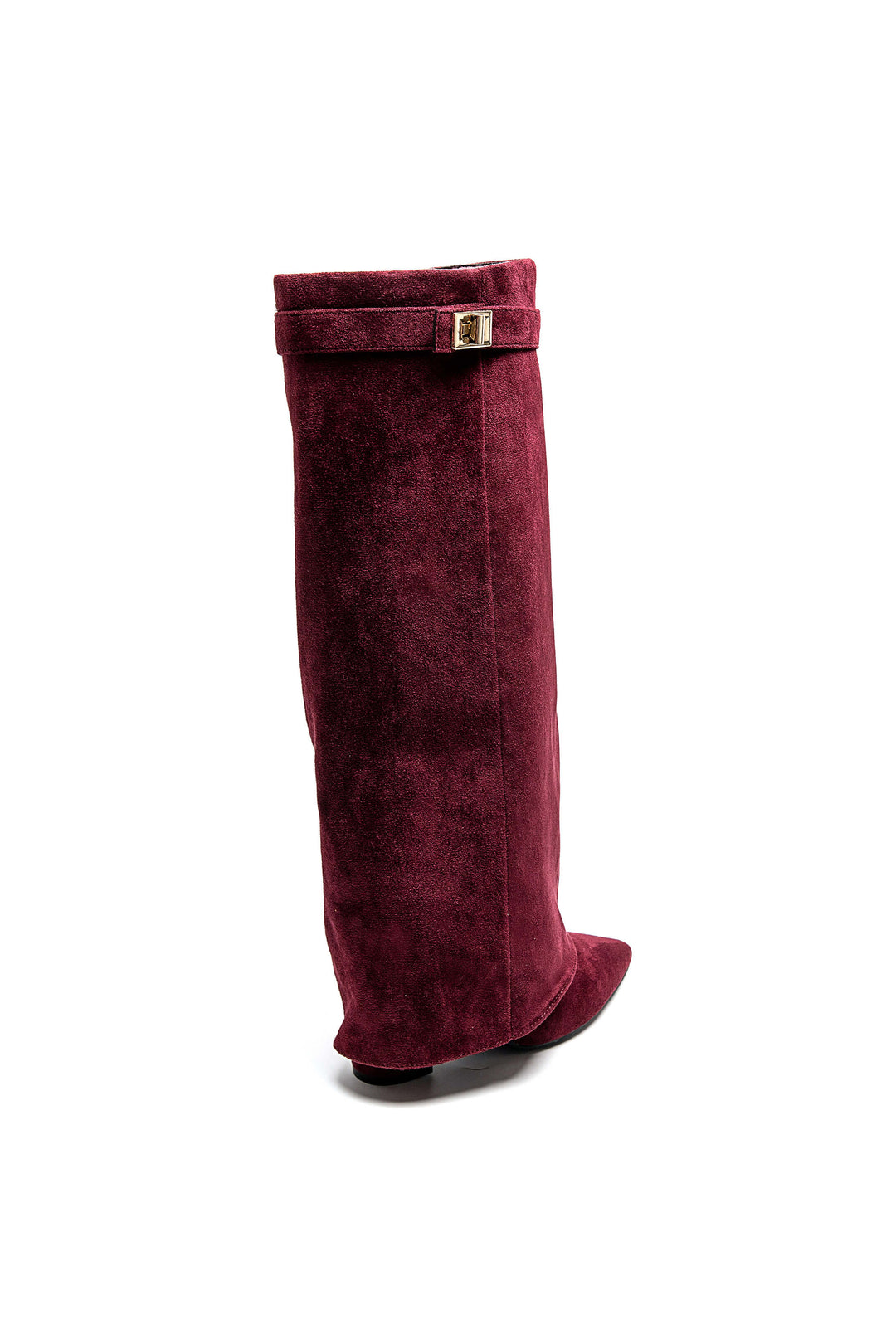 Bottes effet daim bordeaux 9501