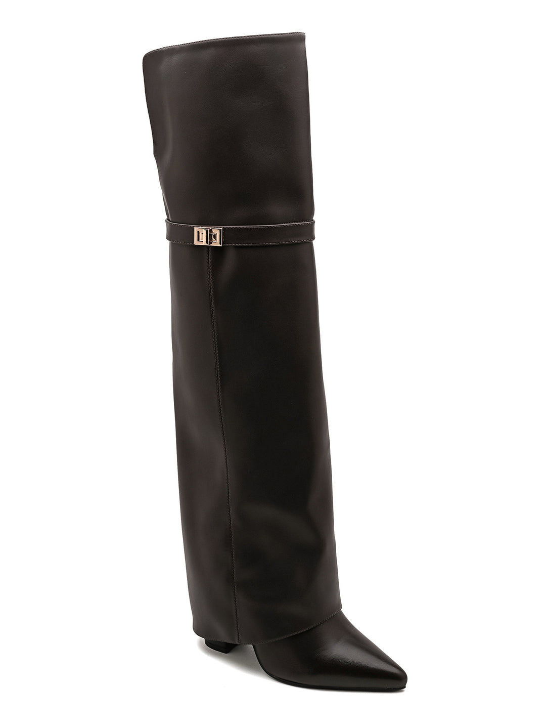 Bottes cuissarde hautes similicuir NOIR 2511