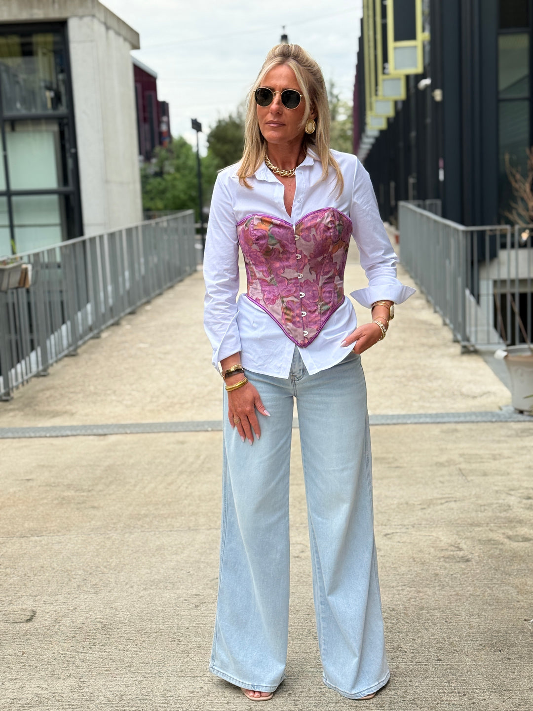 Corser fleuri Lila