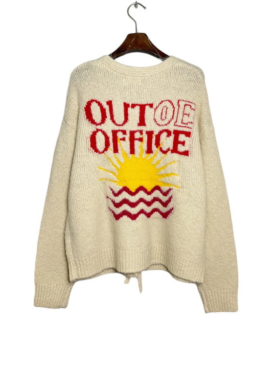 Pull/gilet attaché soleil beige 28683