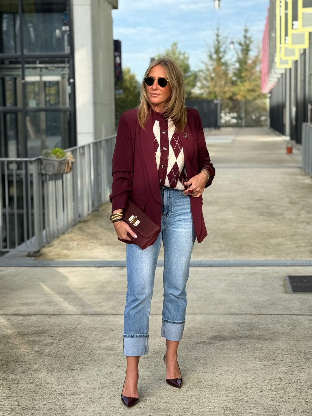 Blazer manches retroussé 10207