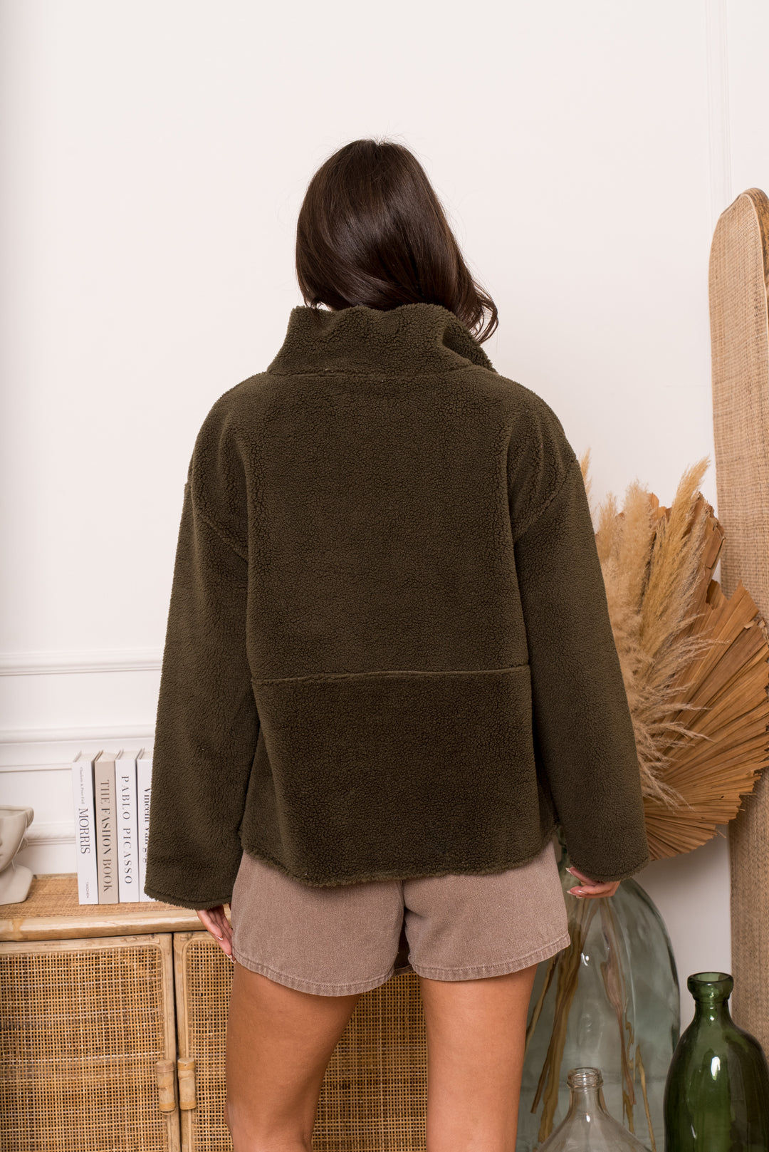 Veste moumoute AP2671 kaki