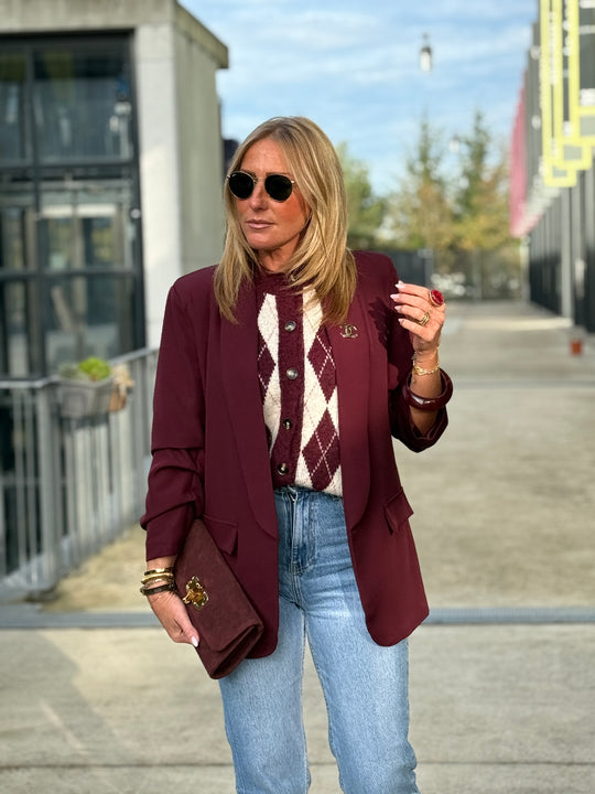 Blazer manches retroussé 10207