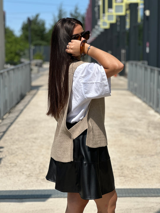 Pull gilet avec zip 5180