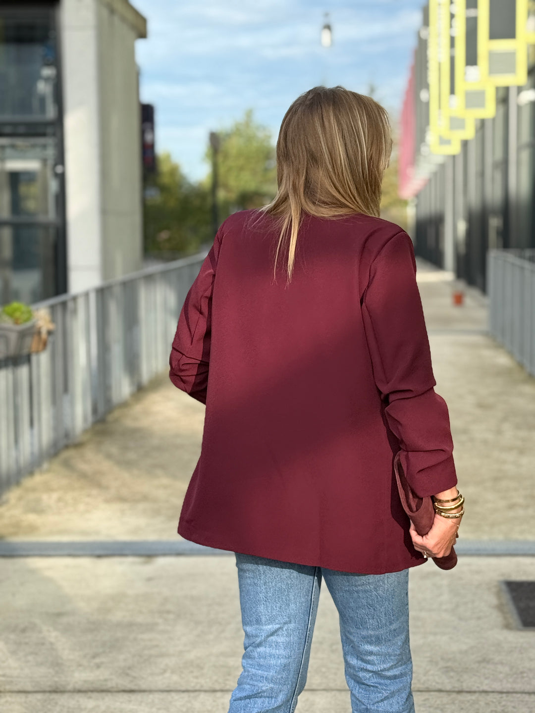 Blazer manches retroussé 10207