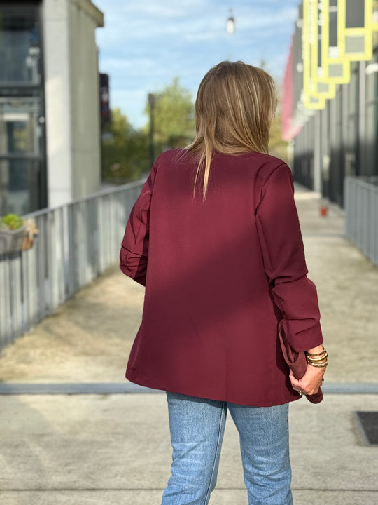 Blazer manches retroussé 10207
