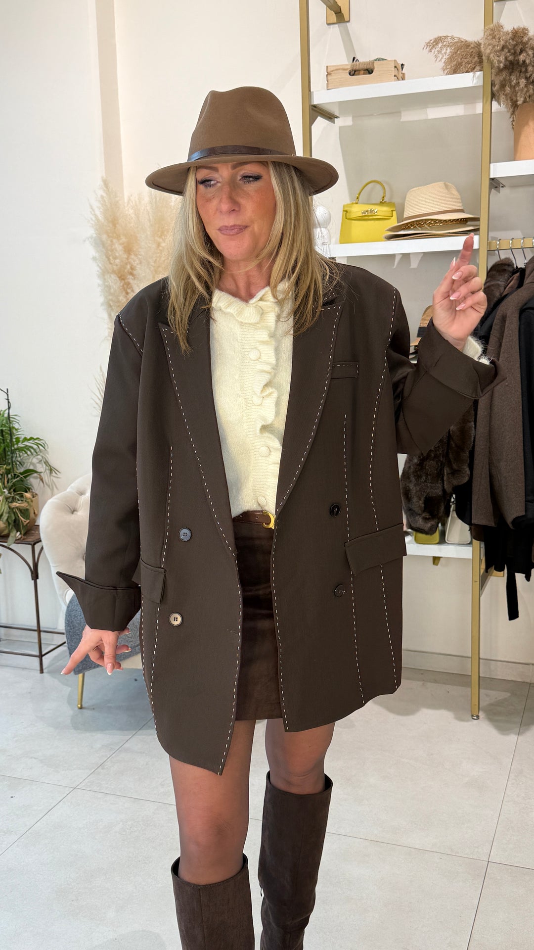 Blazer couture Choco 11533