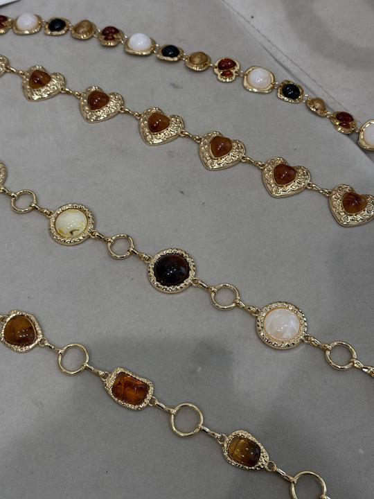 Ceinture chaîne nacré