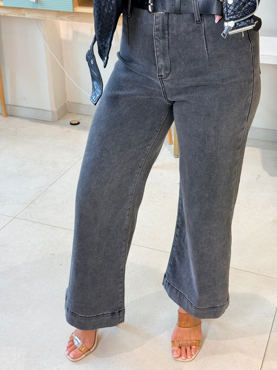 Jean large Ankle Gris T6335-4-50
