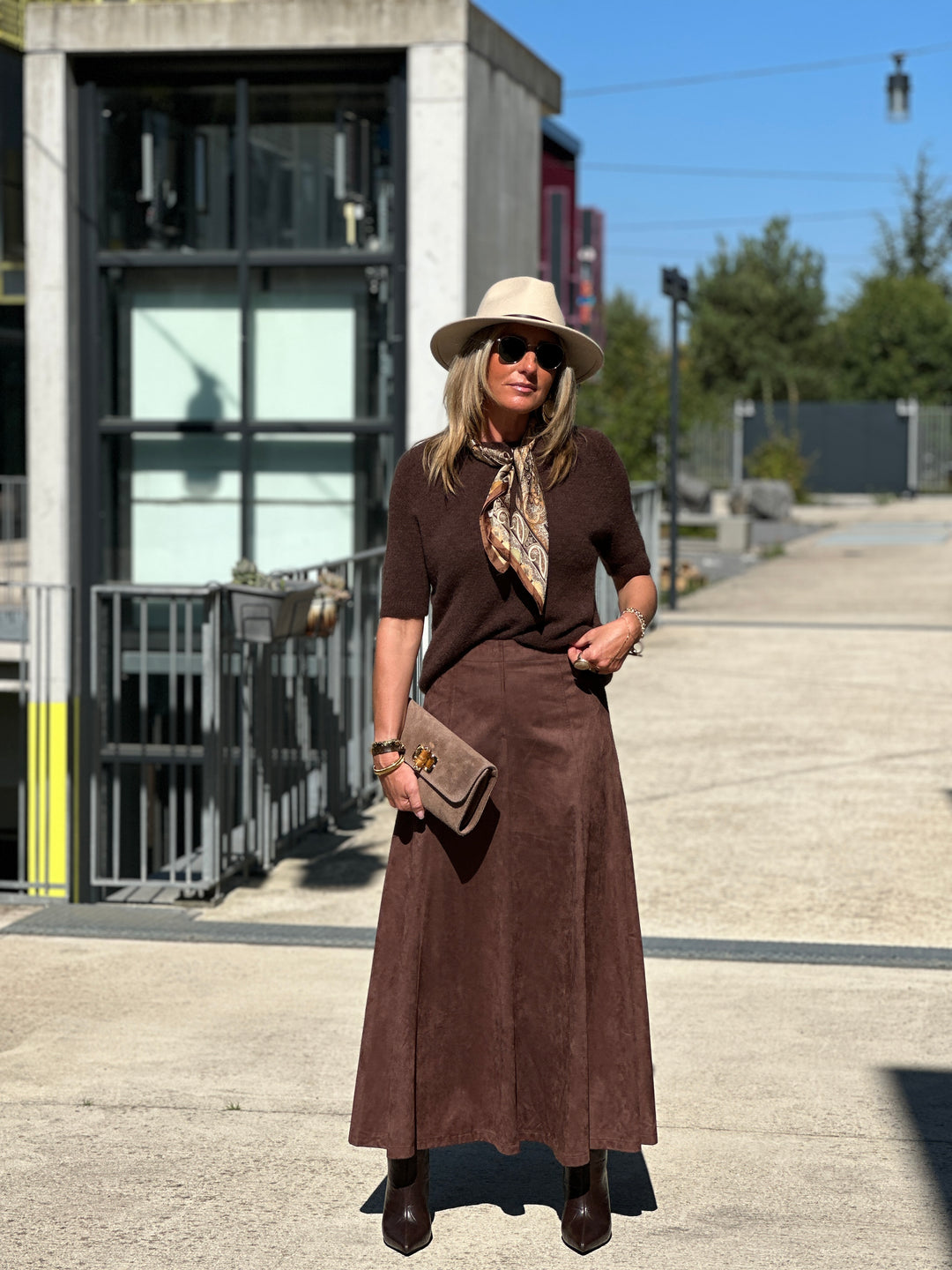 Pull maille manches courtes