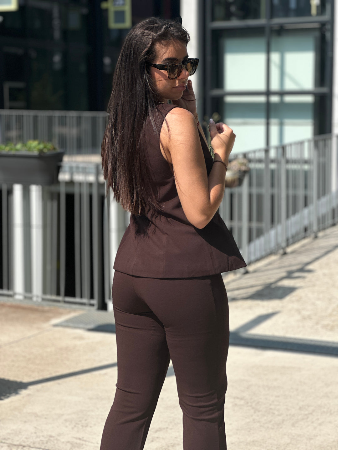 Ensemble bolero pantalon boutons CHOCO 8087/8088