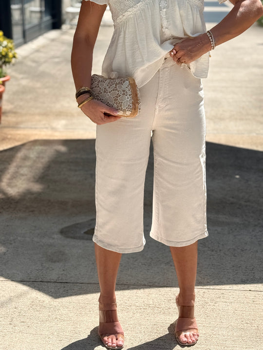 Jean Bermuda Beige droite 9260