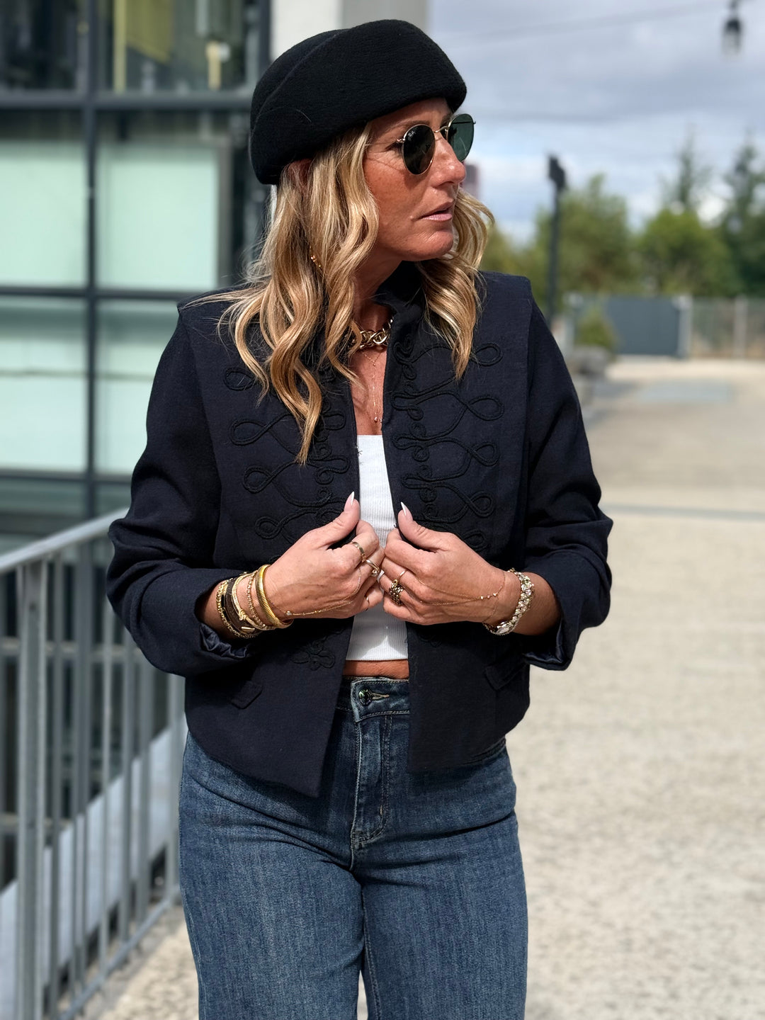 Veste officier Bleu marine 7102