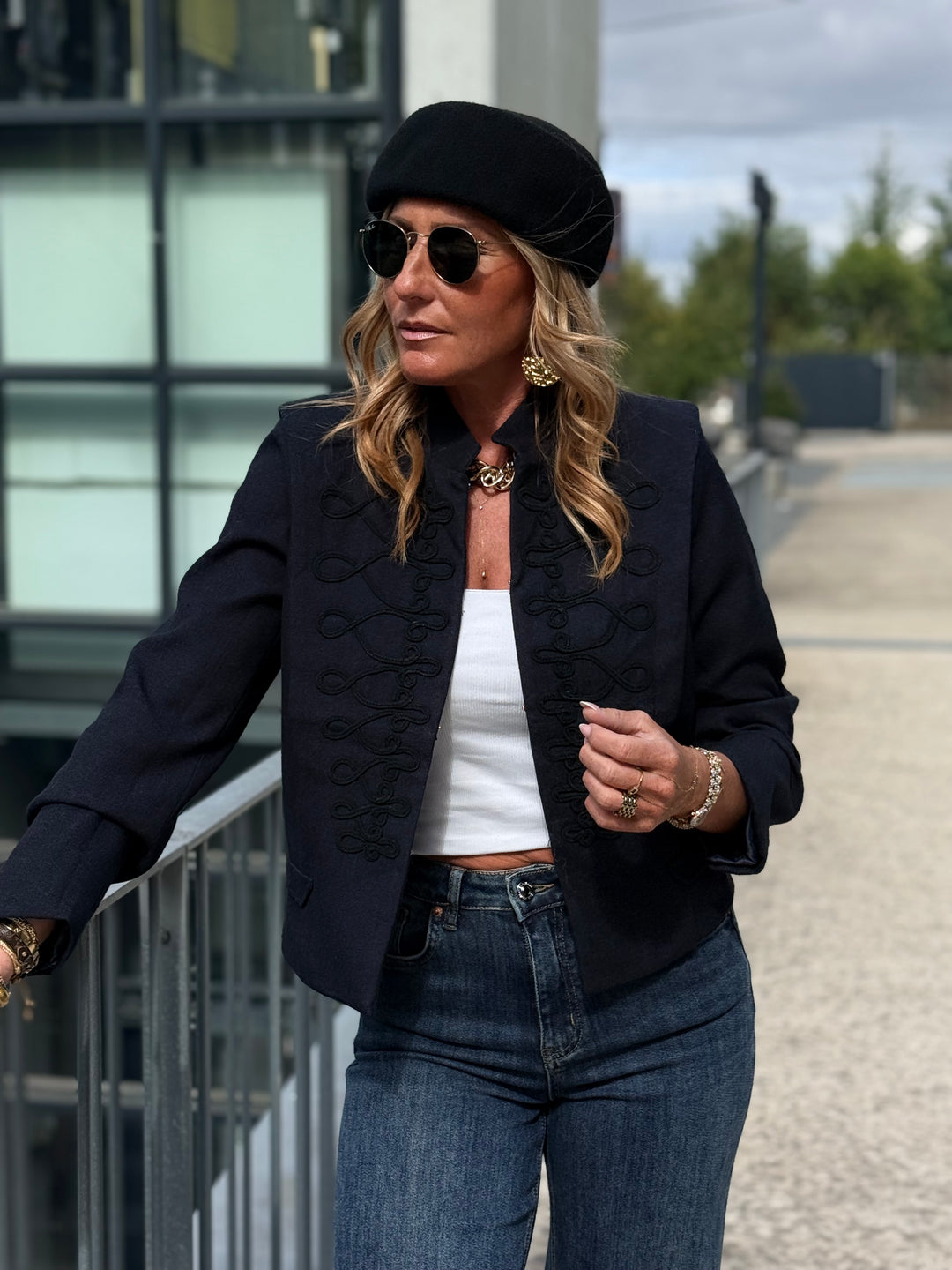 Veste officier Bleu marine 7102