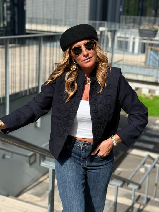 Veste officier Bleu marine 7102
