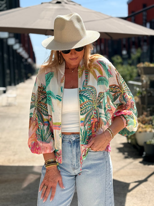 Veste Tropical Vert 5408F