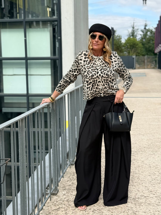 Pantalon pince uni