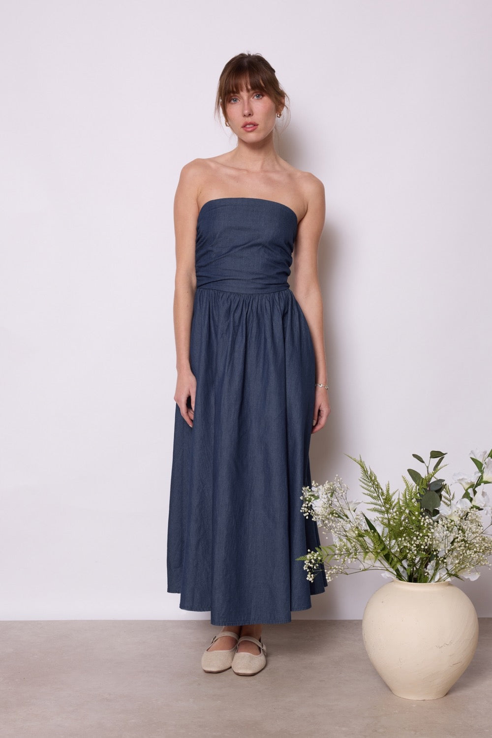 Robe Jean bustier