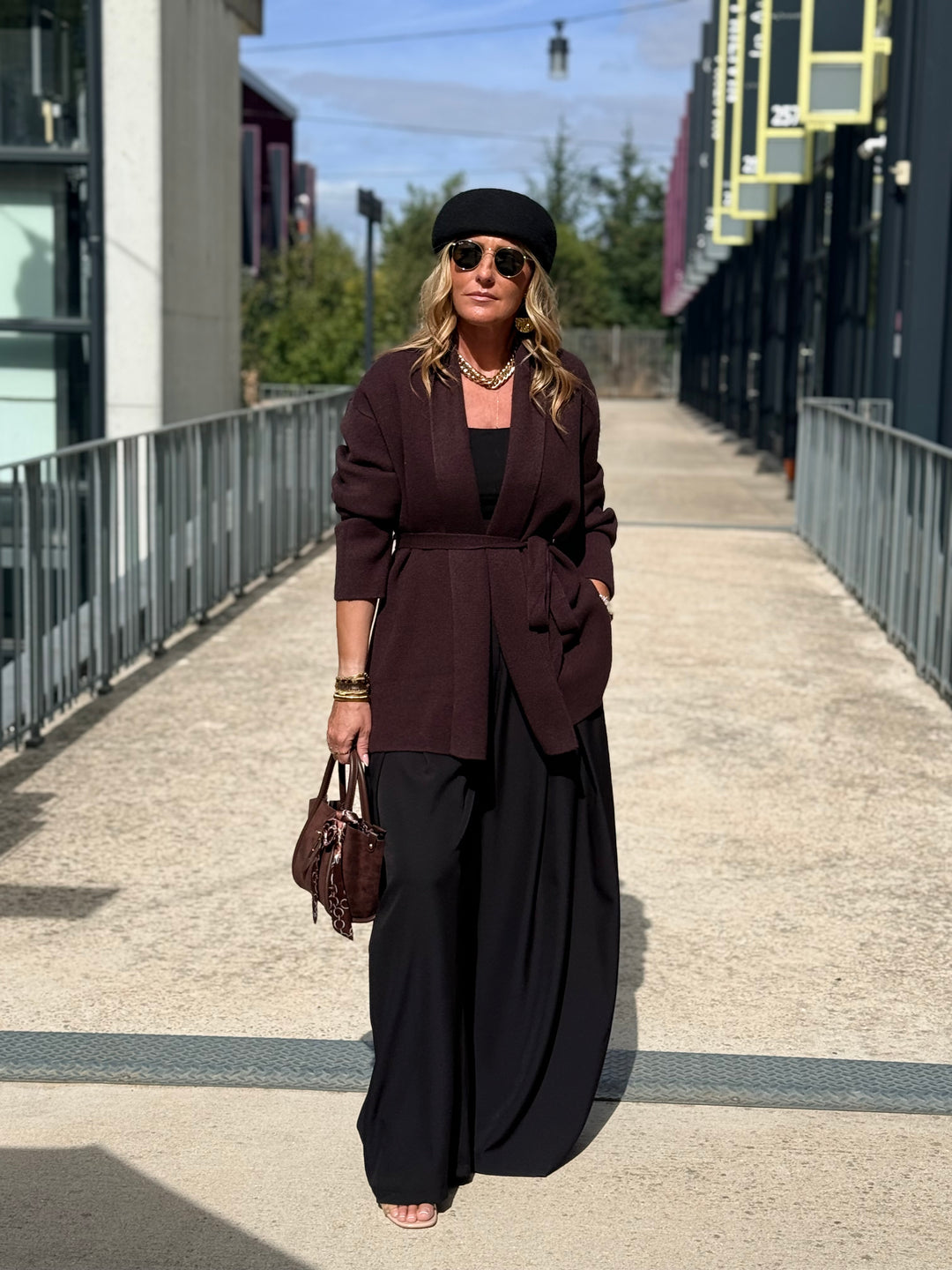 Pantalon pince uni