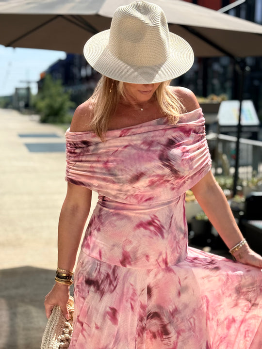Robe longue fluide ROSE 13705