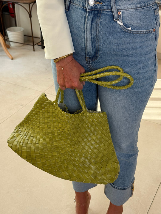 Sac tressé OLIVE 8668