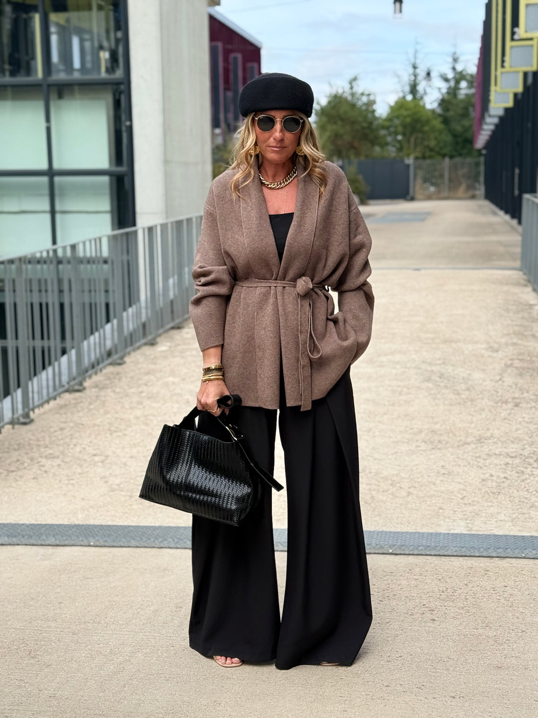 Pantalon pince uni
