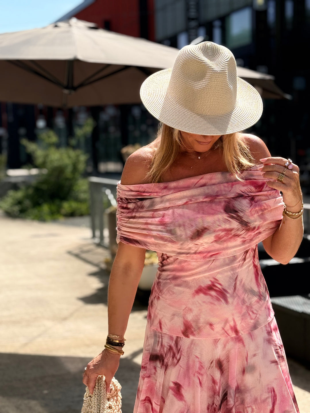 Robe longue fluide ROSE 13705
