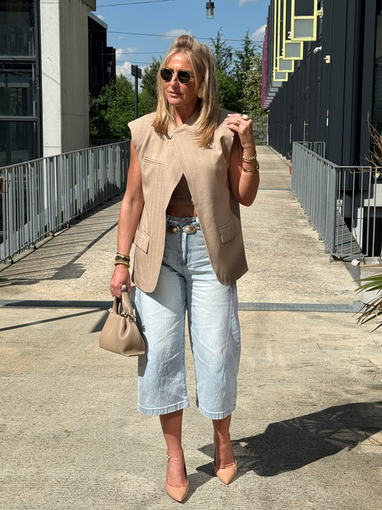 Jean Bermuda bleu S8055