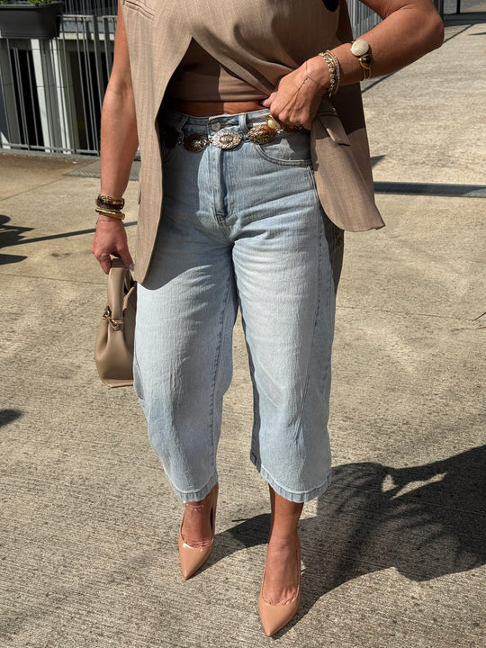 Jean Bermuda bleu S8055