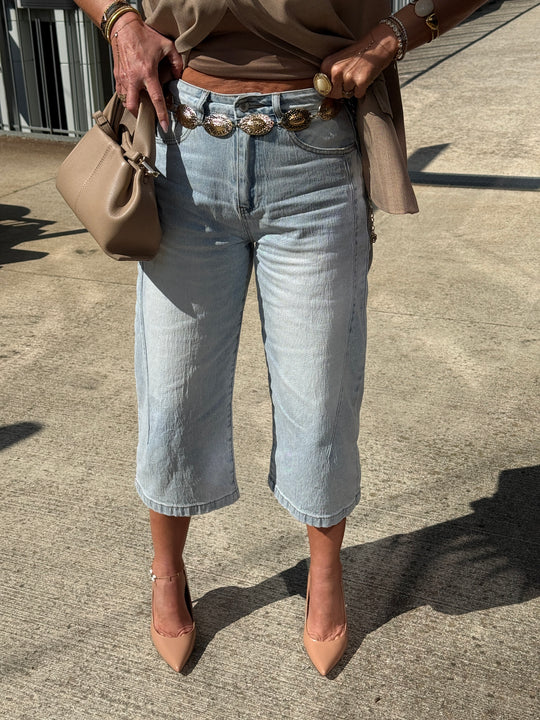 Jean Bermuda bleu S8055