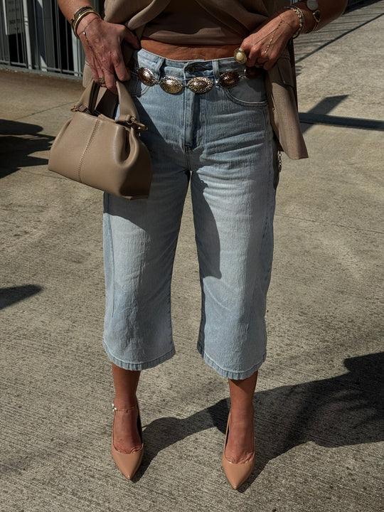 Jean Bermuda bleu S8055