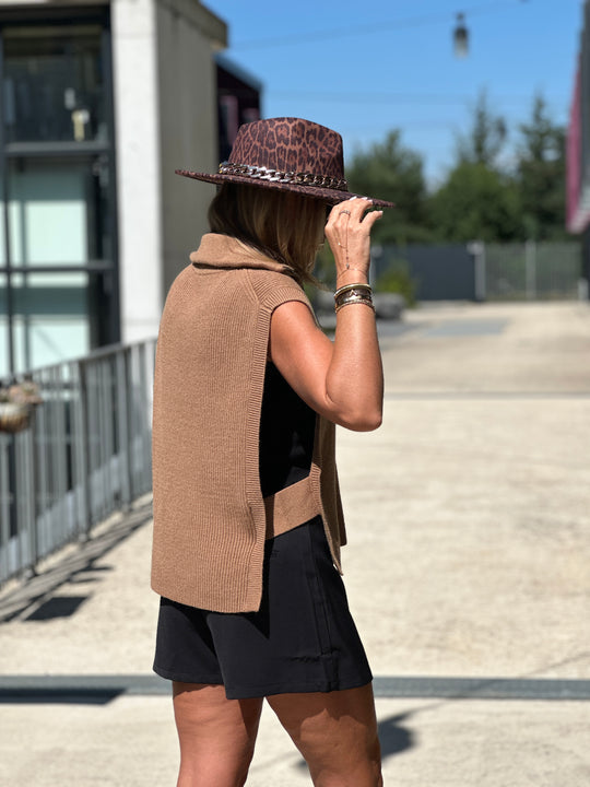 Pull gilet avec zip 5180