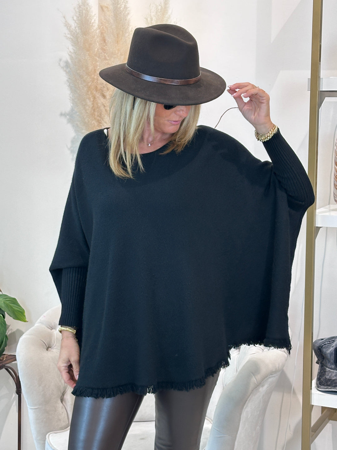 Pull col rond  franger 2831