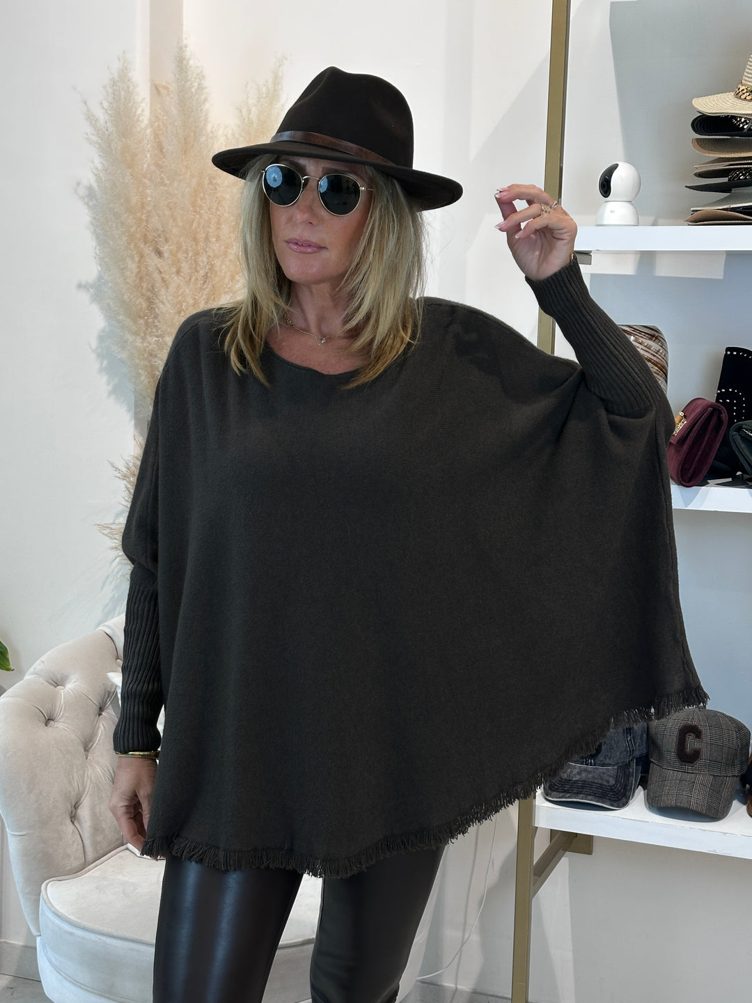 Pull col rond  franger 2831