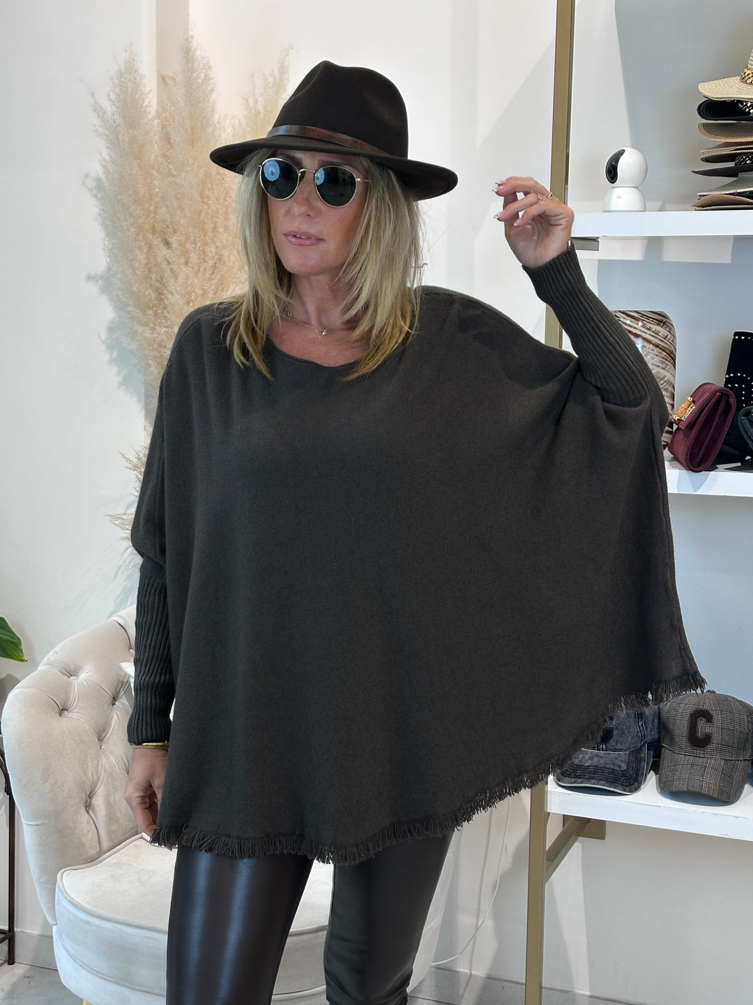 Pull col rond  franger 2831