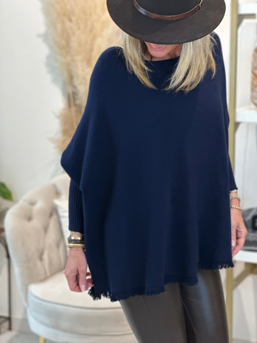 Pull col rond  franger 2831