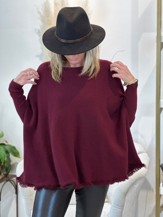 Pull col rond  franger 2831