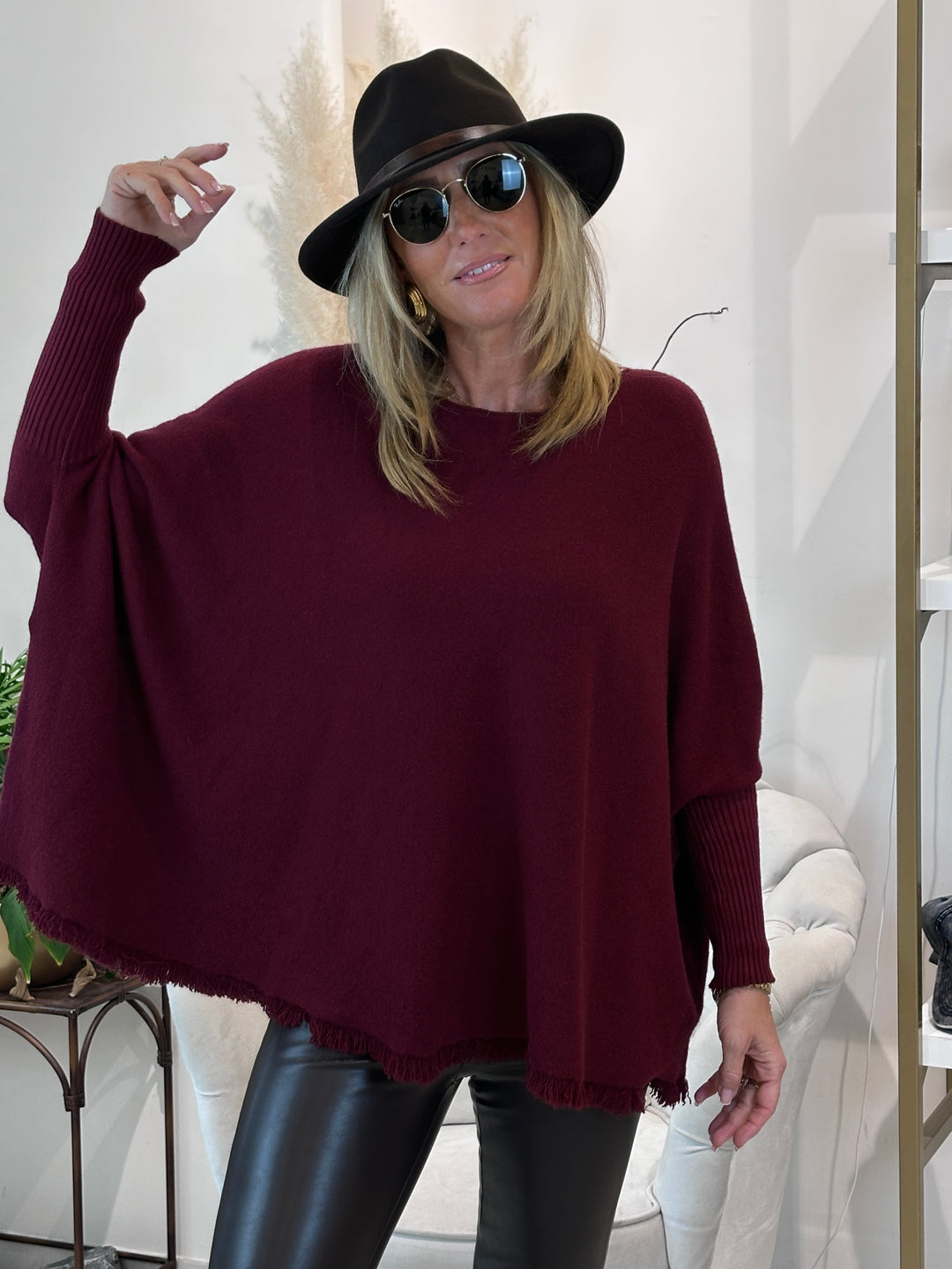Pull col rond  franger 2831