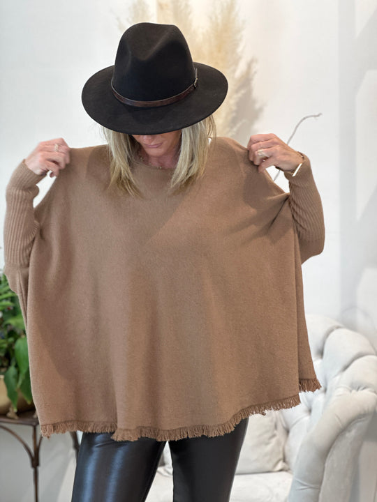 Pull col rond  franger 2831