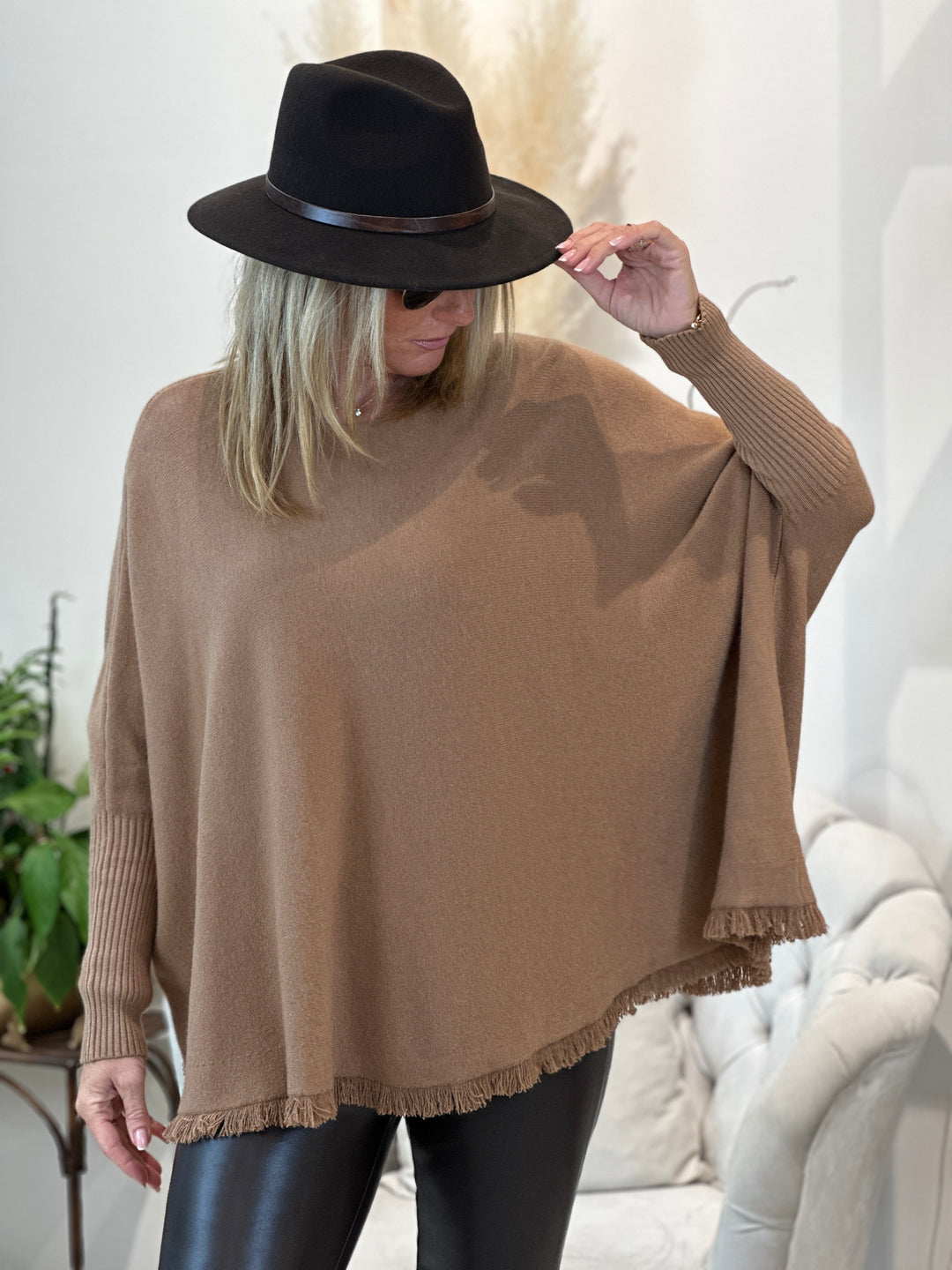 Pull col rond  franger 2831
