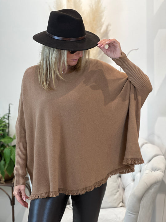 Pull col rond  franger 2831