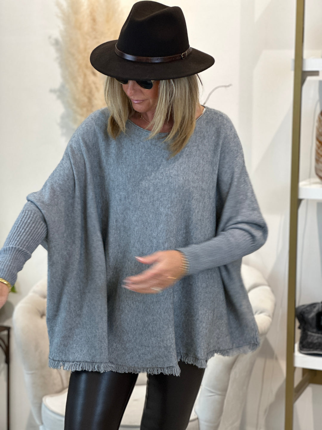 Pull col rond  franger 2831