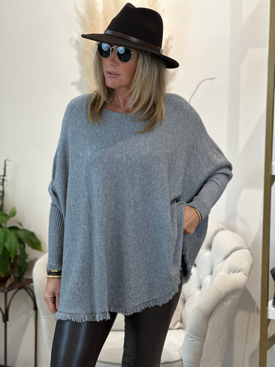 Pull col rond  franger 2831